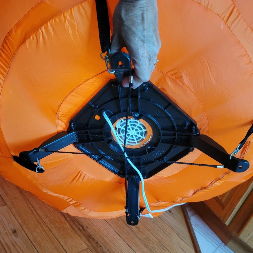 Target 2005 Airblown Inflatable 6ft Jack-O-Lantern Halloween Pumpkin Lights Up